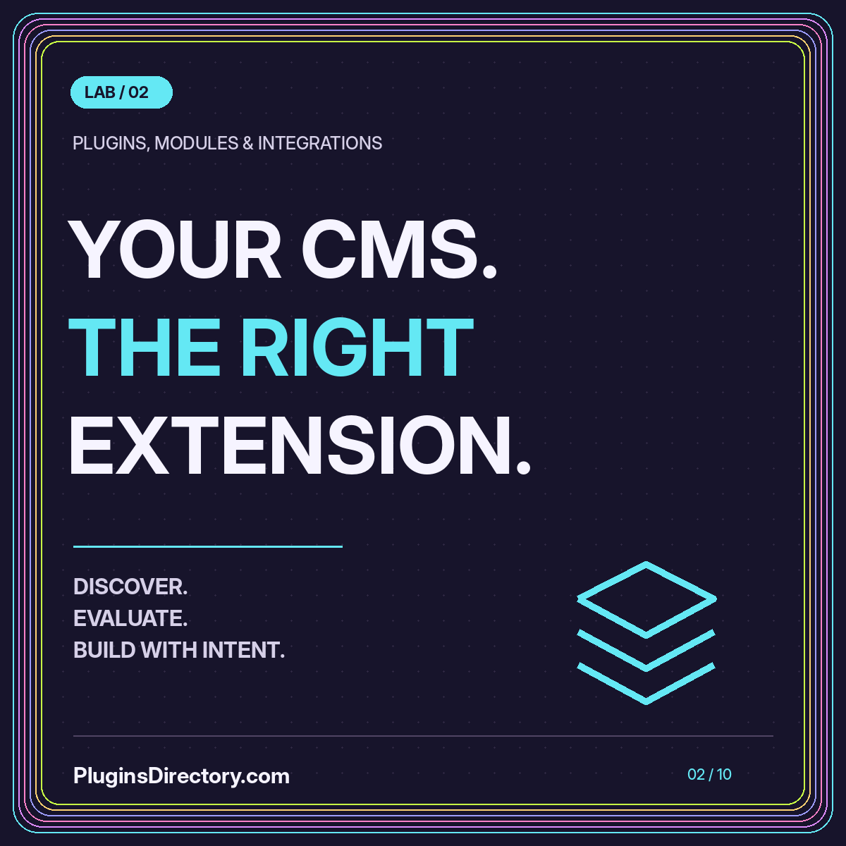 YOUR CMS. THE RIGHT EXTENSION. — plugins, modules & integrations